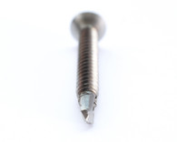 6-20 x 5/8 Phillips Flat Self Drill Screw Full Thread 18-8 Stainless Steel