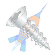 12-11 x 1-3/4 Phillips Flat Self Tapping Screw Type A Fully Threaded Zinc