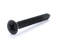4-24 x 1 Phillips Flat Self Tapping Screw Type A B Fully Threaded Black Oxide