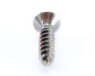 14-10 x 1-1/4 Square Flat Self Tapping Screw Type A Fully Threaded 18-8 Stainless Steel