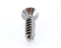 6-18 x 3/4 Square Flat Self Tapping Screw Type A Fully Threaded 18-8 Stainless Steel