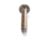 4-24 x 3/16 Slotted Indented Hex Washer Self Tapping Screw Type A B Fully Threaded Zinc