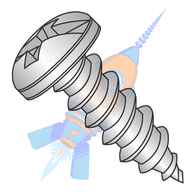 10-12 x 5/8 Combination (slot/phil) Pan Self Tap Screw Type A Full Thread 18 8 Stainless Ste