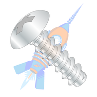 10-16 x 3/8 Phillips Full Contour Truss Self Tapping Screw Type B Full Thread Zinc