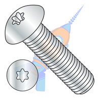 M3-0.5 x 16 ISO7380 Metric 6 Lobe Button Head Cap Screw Class 10.9 Zinc