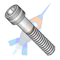 6-32 x 3/8 NAS1352/MS16995 Military Socket Head Cap Screw Coarse Thr Stainless Steel DFAR