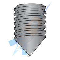 8-32 x 1/4 Coarse Thread Socket Set Screw Cone Point Plain