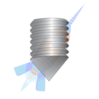 10-32 x 1/4 Fine Thread Socket Set Screw Cone Point Plain