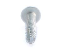 3/8-16 x 2 Unslotted Indented Hex Washer Thread Cutting Screw Type 1 Fully Threaded Zinc An