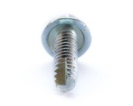 3/8-16 x 2-1/2 Unslotted Indented Hex Washer Thread Cutting Screw Type 23 Fully Threaded Zinc