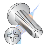 M4-0.7 x 12 Din 7500C Metric Type Z Pan Thread Roll Screw Full Thd 18 8 Stain Steel Pass/Wax