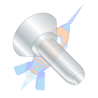 1/4-20 x 5/8 Phil Flat U/C Taptite Alternative Thread Rolling Screw Fully Thd Zinc & Wax