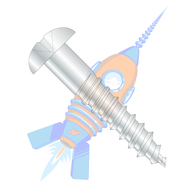 12-11 x 3 Phillips Round Head Full Body 2/3 Thread Wood Screw Zinc