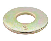 1/4 USS Through Hardened Washer Zinc Yellow