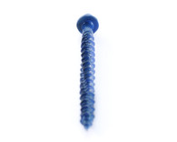 1/4 x 4 Slotted Hex Washer Concrete Screw with Drill Bit Blue Perma Seal