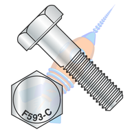 1-8 x 3-1/2 Hex Cap Screw 18-8 Stainless Steel