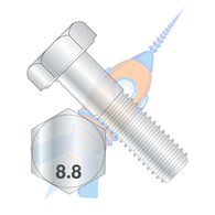 M16 x 90 Din 931 8 Point 8 Metric Partially Threaded Cap Screw Zinc