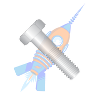 1/4-20 x 1 MS35307 Military Hex Head Cap Screw Coarse Thred 300 Series Stainless Steel DFAR