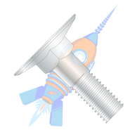 1/4-20 x 2 Elevator Bolt Zinc