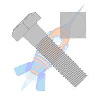 1-8 x 7 Square Machine Bolt Plain