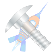 1/4-20 x 2-1/2 Step Bolt Zinc