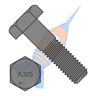 1-8 x 3-1/2 Heavy Hex Structural Bolts A325-1 Plain Made in North America