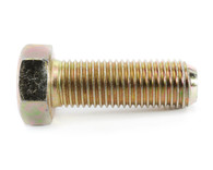1-8 x 6-1/2 Hex Tap Bolt Grade 8 Fully Threaded Zinc Yellow