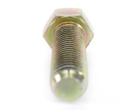 1/4-20 x 1-1/4 Hex Tap Bolt Grade 8 Fully Threaded Zinc Yellow