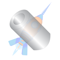14 x 3/16 One Half Round Spacer Stainless Steel