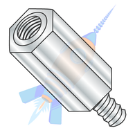 M2.5-0.45 x 6 4.5 MM Hex Male Female Standoff Aluminum