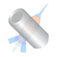 4-40 x 5/8 Three Sixteenths Round Standoff Stainless Steel