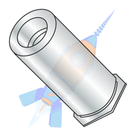 8-32 x 5/8 Self Clinching Standoff Through Threads Hardened Steel Heat Treat Zinc