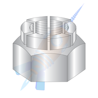 6-32 Flex Type Lock Nut Full Height 18-8 Stainless Steel