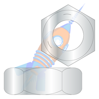 5/8-11 Hex Jam Nut Grade 5 Zinc