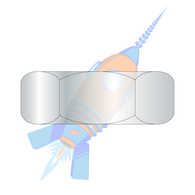 1/2-13 Hex Jam Nut Zinc