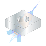 6-32 Square Machine Screw Nut Zinc