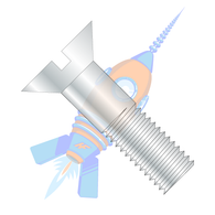 3/4-10 x 2-1/2 Slotted Flat Cap Screw Zinc