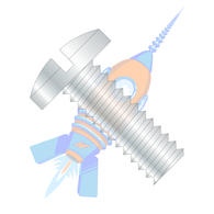 10-24 x 5/8 Slotted Binding Undercut Machine Screw Fully Threaded Zinc