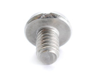 2-56 x 1/4 Slotted Binding Undercut Machine Screw Fully Threaded 18-8 Stainless Steel