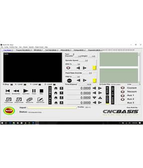 CNCBASIS Easy Mode Screen For Mach3