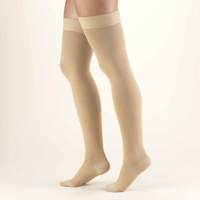 Truform Classic Medical - Thigh High 30-40mmHg (w/ Silicone Beaded Top)