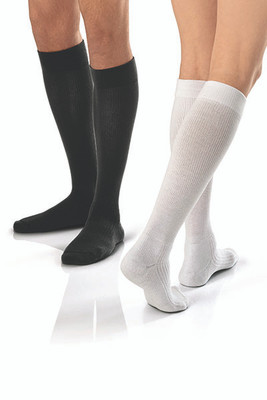 Jobst ActiveWear- Knee High Black and White