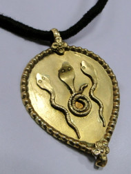22 K solid gold Tribal Vintage Rare Naga (Snake) ethnic old Pendant