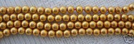 22K Yellow Gold handmade 50 pcs loose beads findings 5mm jewelry