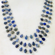 175 CT Lapis GEMSTONE STRAND NECKLACE beads