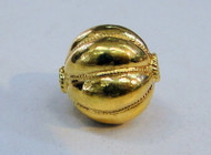 vintage antique 22 k solid gold bead pendant loose gold bead