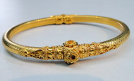 22 k solid gold bangle bracelet jewelry 6354