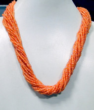 250 ct multi strands carnelian gemstone necklace strands