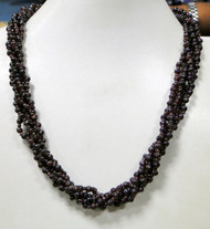 350 ct 5 strand garnet uncut gemstone necklace strands