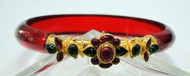 22 K solid gold bangle bracelet cuff interchangeable bangles 9242